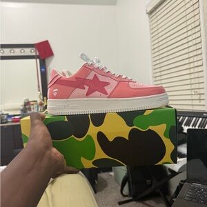 BAPE Pink Sneakers